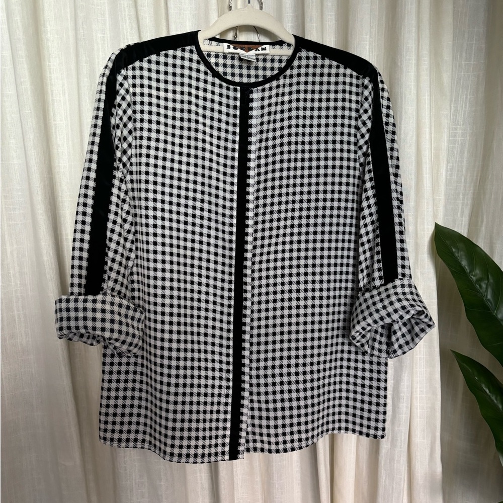 Vintage Jordan Checkered Blouse